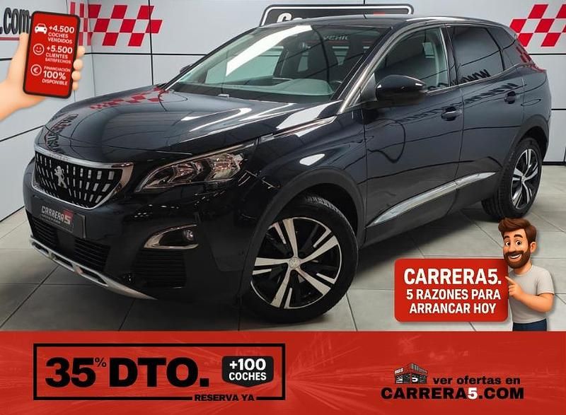 Usado Peugeot 3008 Allure 130 CV (95 kW) 2021 Negro SUV