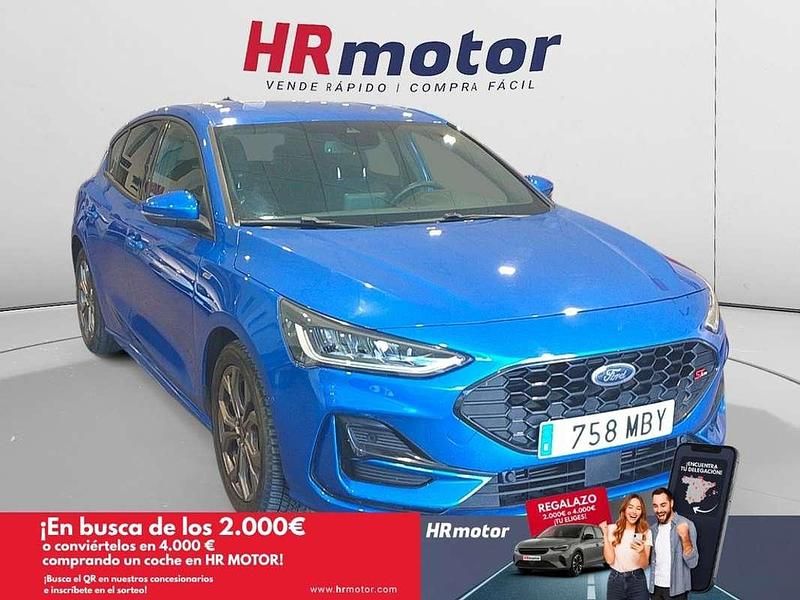 Azul Usado 2022 Ford Focus ST-Line Utilitario | 16.790 € (Precio justo) - Imagen 1/4