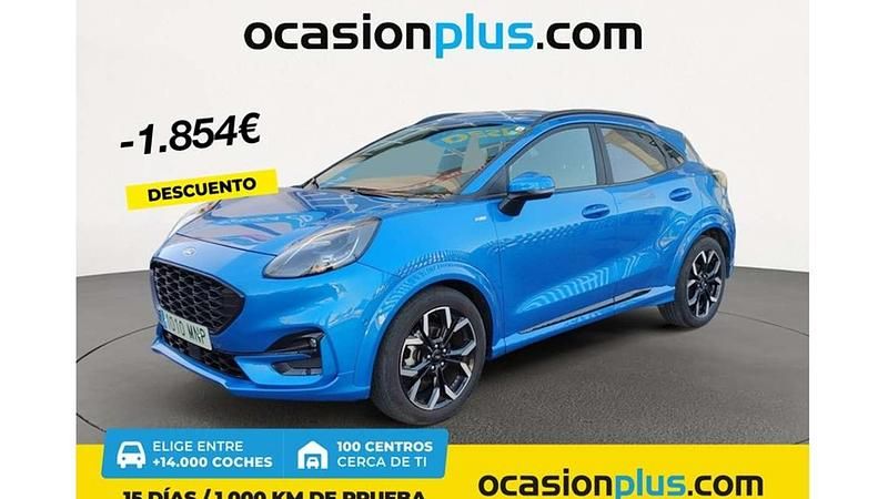 Azul Usado 2024 Ford Puma Gen-E ST-Line X SUV | 18.273 € (Buen precio) - Imagen 1/4