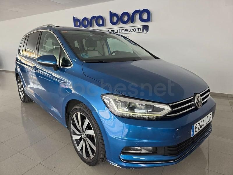 Usado VW Touran Sportline 150 CV (110 kW) 2016 Azul Monovolumen