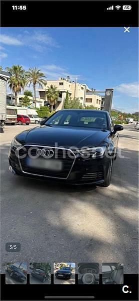 Usado Audi A3 116 CV (85 kW) 2017 Negro Berlina