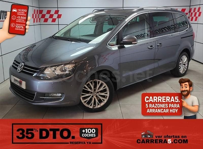 Usado VW Sharan Advance 177 CV (130 kW) 2013 Gris / plata Monovolumen