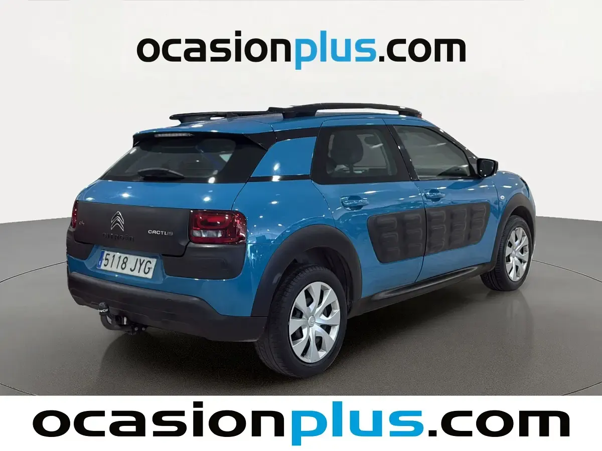 Käytetty Citroën C4 Cactus Feel 82 HP (60 kW) 2017 Sininen Viistoperä