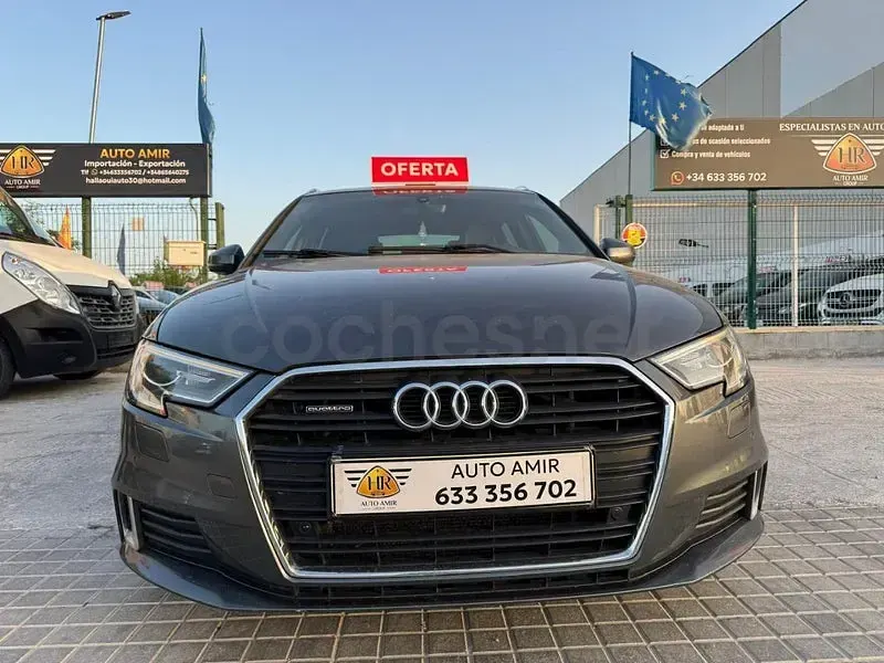 Usado Audi A3 184 CV (135 kW) 2017 Gris / plata Berlina