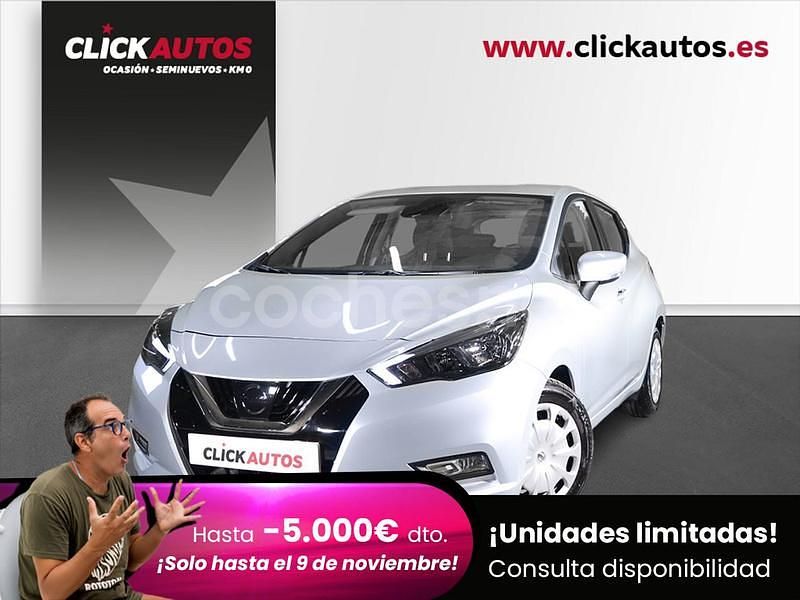 Gris / plata Usado 2022 Nissan Micra Acenta Utilitario | 14.750 € (Un poco caro) - Imagen 1/4
