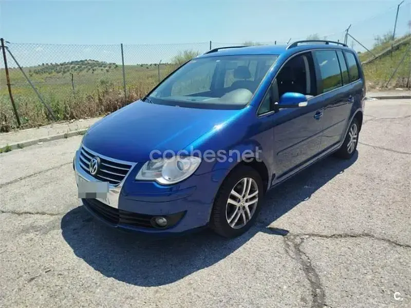 Usado VW Touran Edition 105 CV (77 kW) 2007 Azul Monovolumen