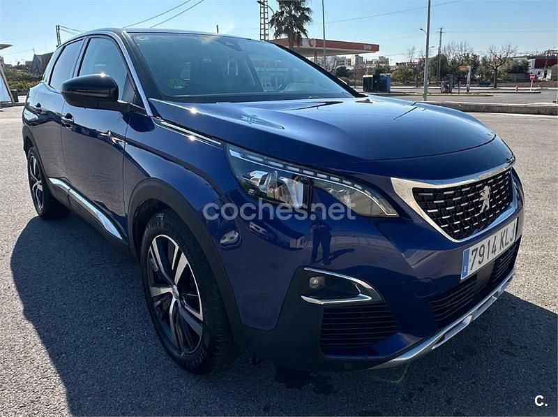 Usado Peugeot 3008 Allure 130 CV (95 kW) 2018 Azul SUV