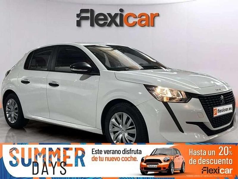 Blanco Usado 2020 Peugeot 208 Utilitario | 8990 € (Super precio) - Imagen 1/4