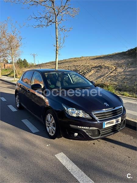Usado Peugeot 308 Style 120 CV (88 kW) 2016 Azul Berlina