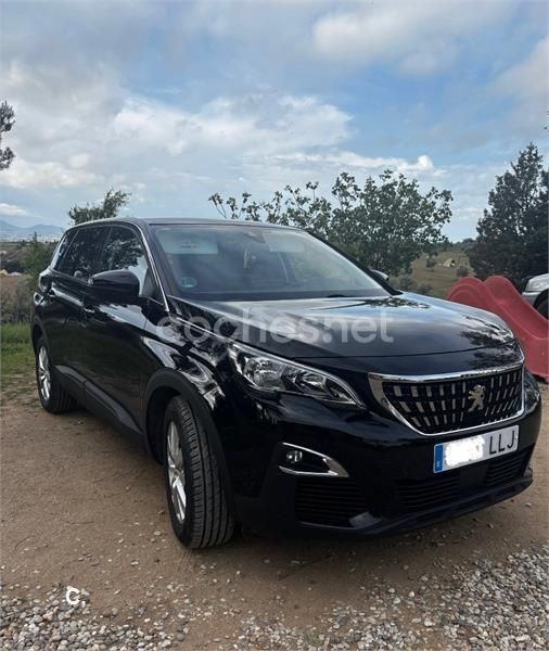 Negro Usado 2020 Peugeot 5008 Active Monovolumen | 16.950 € (Super precio) - Imagen 1/4
