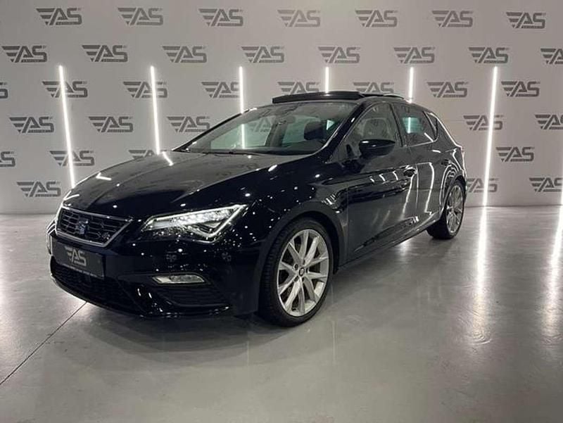 Usado Seat Leon ST FR 150 CV (110 kW) 2020 Negro Familiar