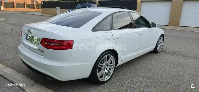 Käytetty Audi A6 S-Line 240 HP (176 kW) 2010 Valkoinen Sedan