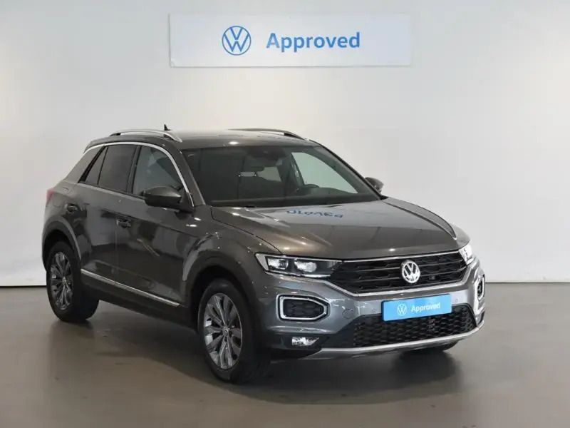 Gris/plata Usado 2021 VW T-Roc Sportline SUV | 26.990 € (Caro) - Imagen 1/4