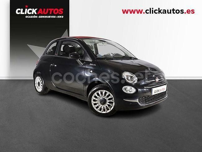 Usado Fiat 500C Dolcevita 70 CV (51 kW) 2021 Negro Descapotable