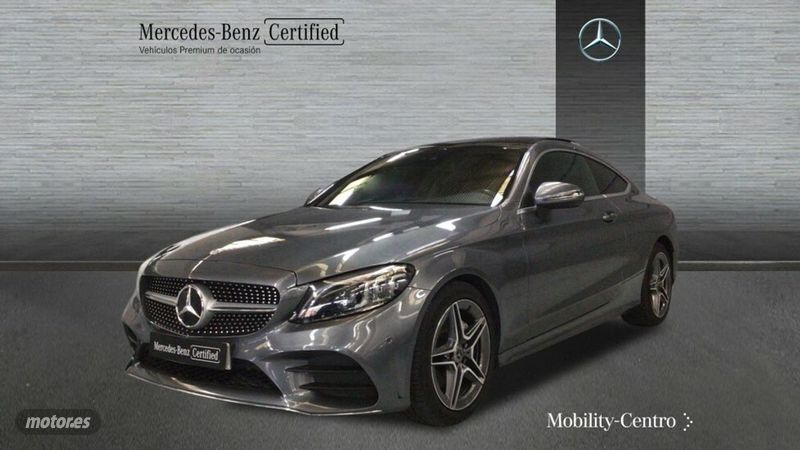 Selenitgrey metallic paint Usado 2020 Mercedes C220 AMG line Coupe | 31.900 € (Precio justo) - Imagen 1/4