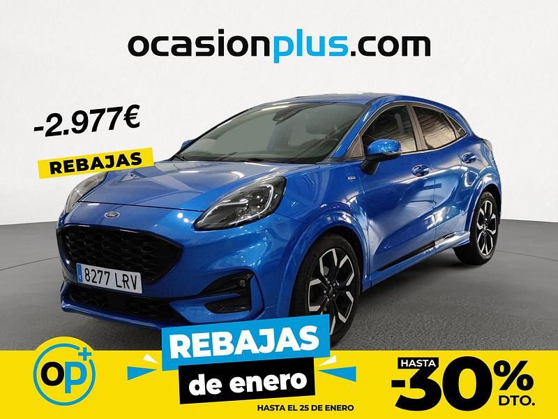 Azul Usado 2021 Ford Puma ST-Line X SUV | 15.700 € (Precio justo) - Imagen 1/4