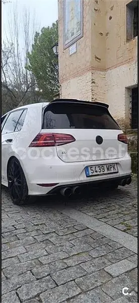 Usado VW Golf VII R 300 CV (220 kW) 2015 Blanco Berlina
