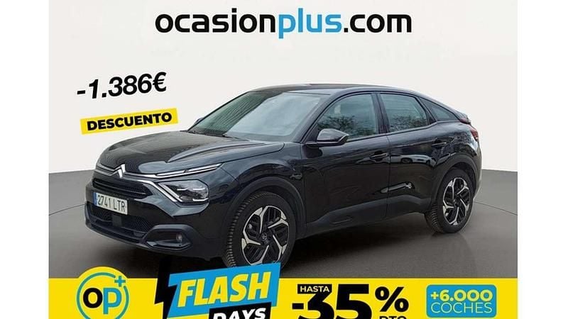 Usado Citroën C4 Feel 110 CV (80 kW) 2021 Negro Utilitario