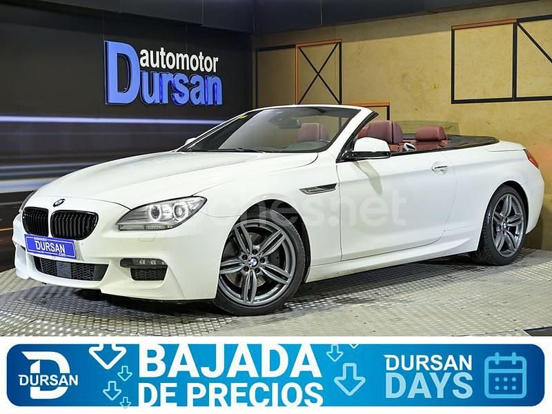 Blanco Usado 2012 BMW 640 Cabriolet Comfort Edition Descapotable | 32.490 € (Precio justo) - Imagen 1/4