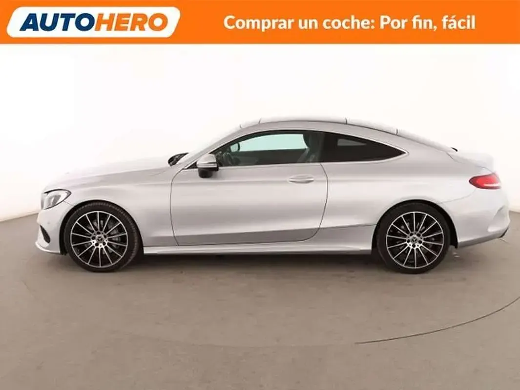 Usado Mercedes C200 170 CV (125 kW) 2018 Gris Coupe