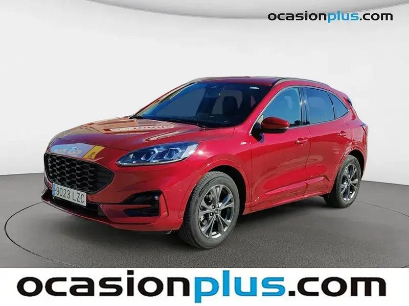 Rojo Usado 2022 Ford Kuga Titanium SUV | 16.355 € (Super precio) - Imagen 1/4