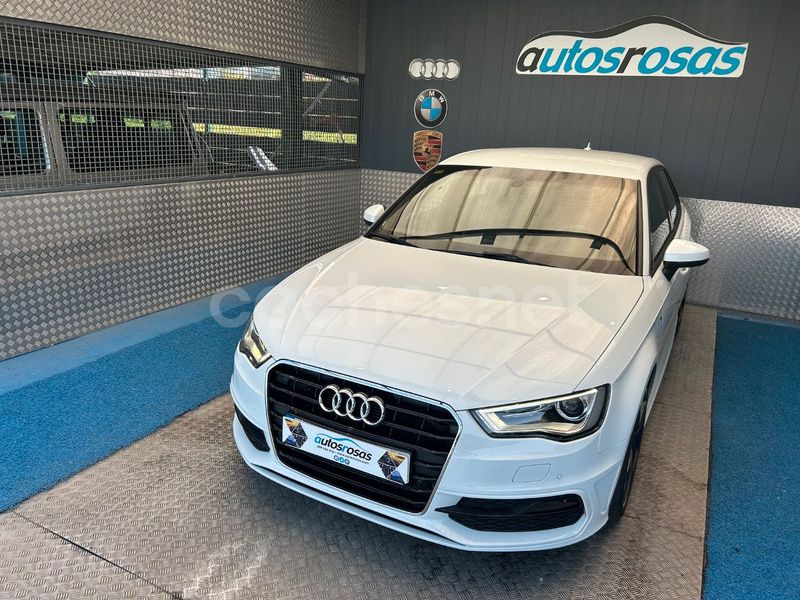 Blanco Usado 2015 Audi A3 Sportback S-Line Berlina | 18.900 € (Caro) - Imagen 1/4