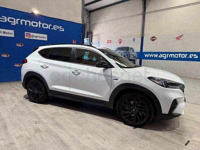 Usado Hyundai Tucson N Line 136 CV (100 kW) 2020 Blanco SUV