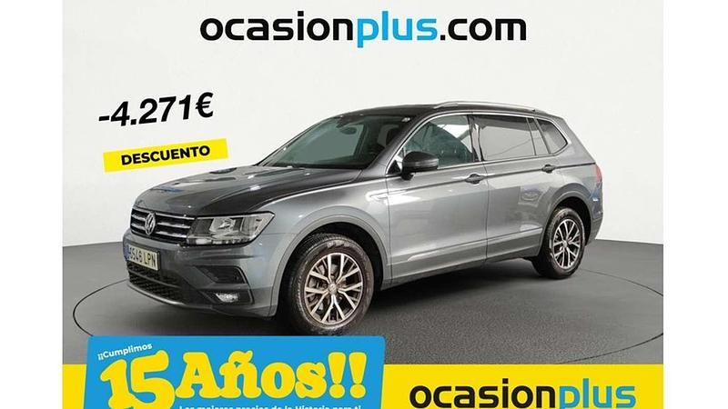 Gris Usado 2021 VW Tiguan Allspace Advance SUV | 27.446 € (Buen precio) - Imagen 1/4