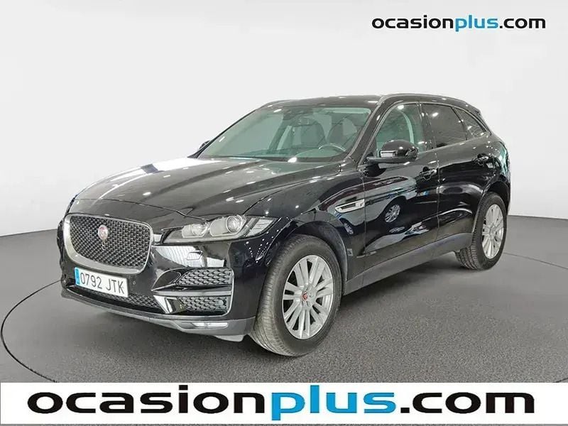 Negro Usado 2016 Jaguar F-Pace Pure SUV | 17.900 € (Precio justo) - Imagen 1/4