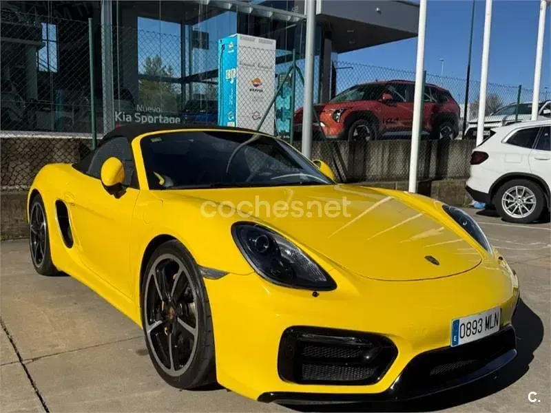 Usado Porsche Boxster 310 CV (228 kW) 2013 Amarillo Descapotable