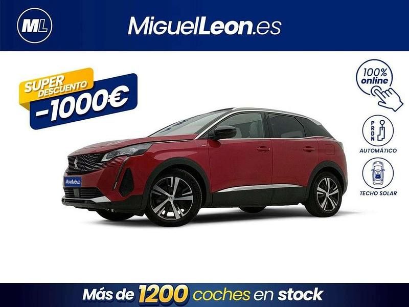 Rojo Usado 2021 Peugeot 3008 GT SUV | 19.985 € (Precio justo) - Imagen 1/4