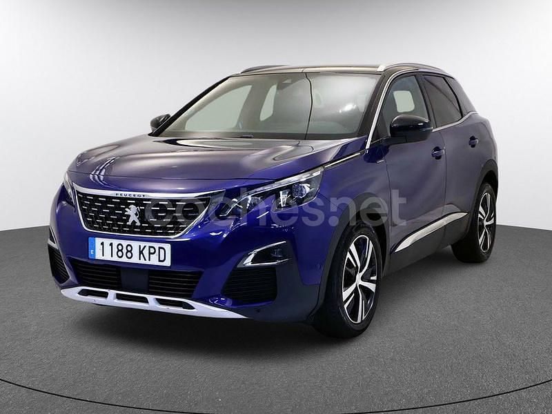 Azul Usado 2018 Peugeot 3008 GT-line SUV | 17.740 € (Un poco caro) - Imagen 1/4