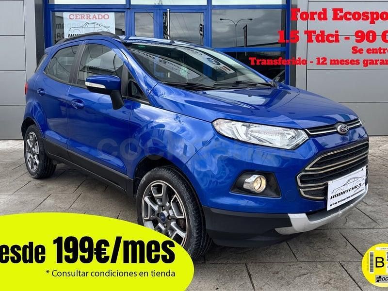 Usado Ford Ecosport 91 CV (66 kW) 2014 Azul SUV