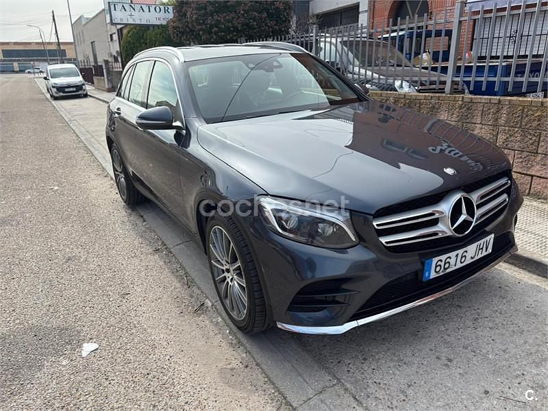 Usado Mercedes GLC220 170 CV (125 kW) 2015 Gris / plata SUV