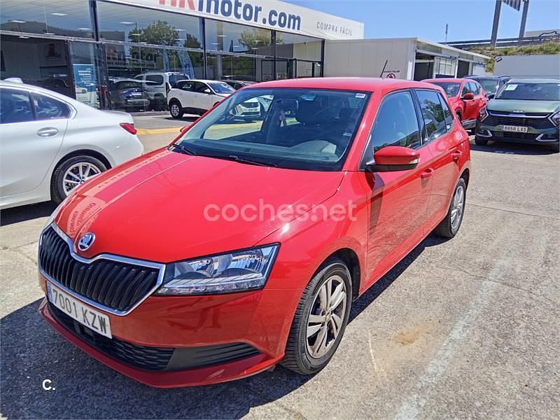 Brugt Skoda Fabia 75 HK (55 kW) 2019 Rød Sedan