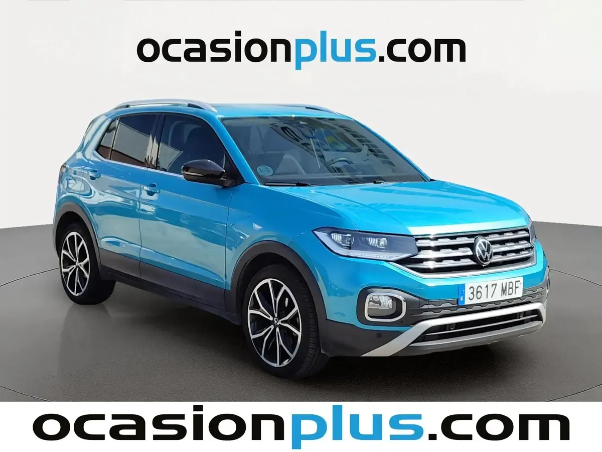 Usado VW T-Cross Sportline 150 CV (110 kW) 2022 Azul SUV