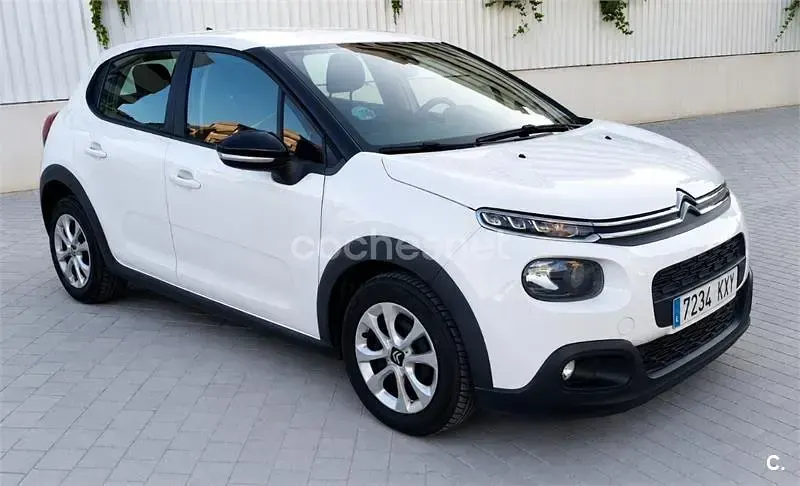 Usado Citroën C3 Feel 99 CV (72 kW) 2019 Blanco Utilitario