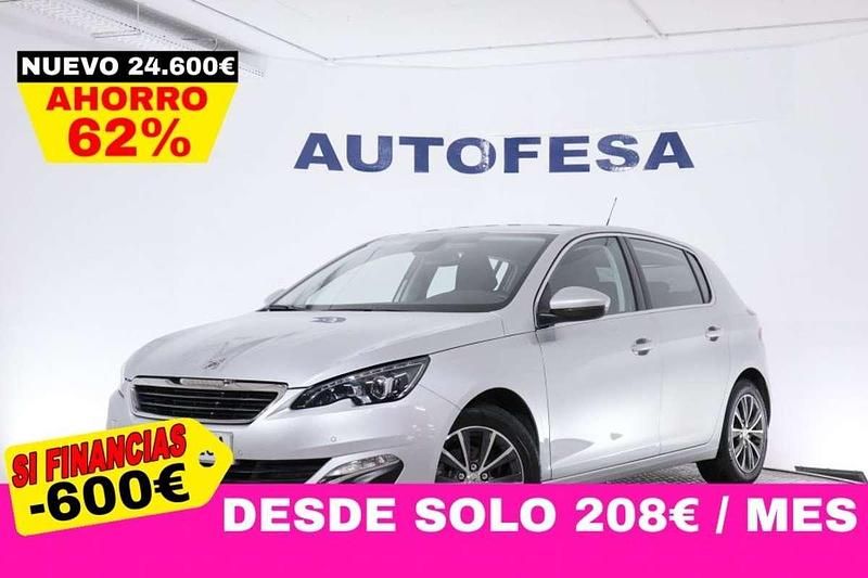 Gris Usado 2016 Peugeot 308 Allure Berlina | 9350 € (Buen precio) - Imagen 1/4