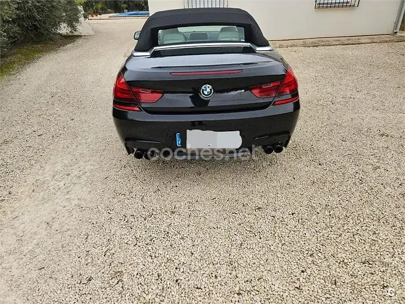 Usado BMW 640 Cabriolet 320 CV (235 kW) 2014 Negro Descapotable