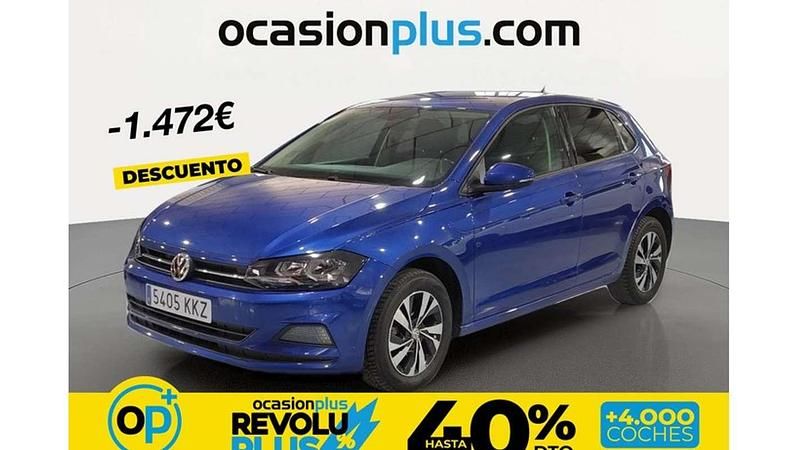 Usado VW Polo Advance 95 CV (69 kW) 2018 Azul Utilitario
