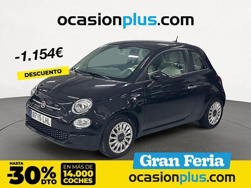 Negro Usado 2020 Fiat 500 Lounge Berlina | 12.700 € (Caro) - Imagen 1/4