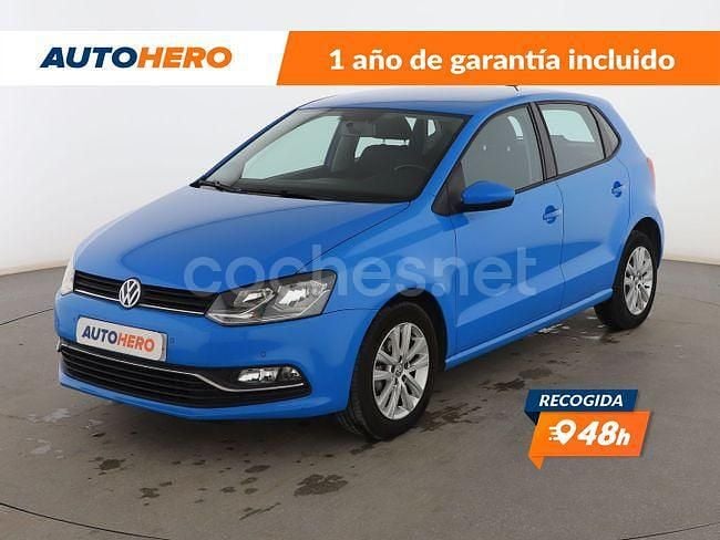 Azul Usado 2015 VW Polo Advance Berlina | 9099 € (Precio justo) - Imagen 1/3