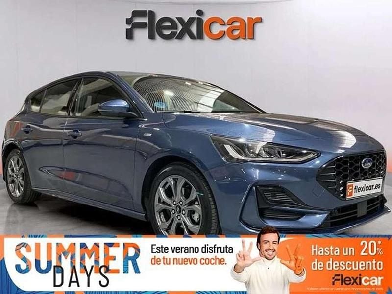 Azul Usado 2023 Ford Focus ST-Line Berlina | 17.690 € (Precio justo) - Imagen 1/4