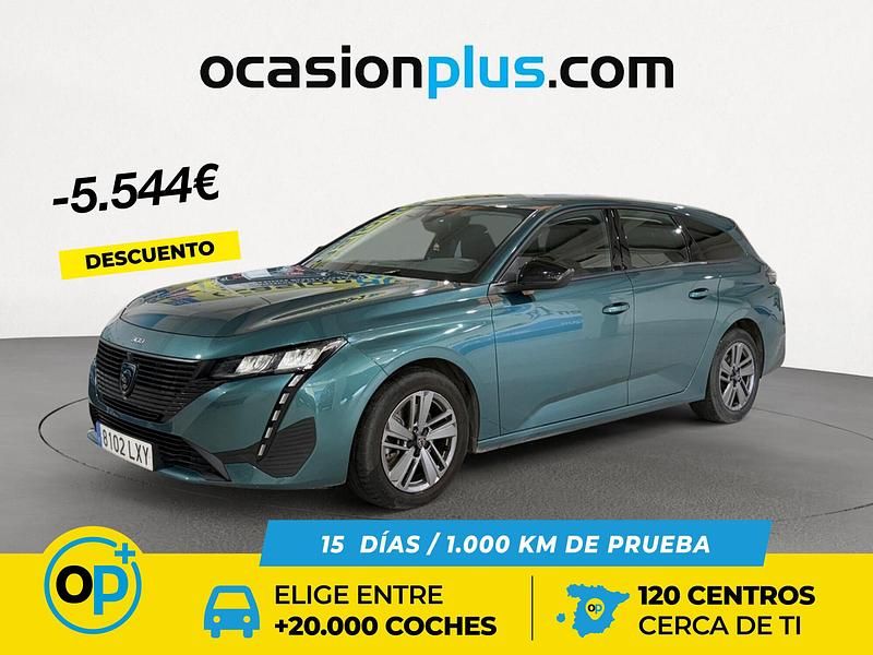 Azul Usado 2022 Peugeot 308 Active Familiar | 16.990 € (Precio justo) - Imagen 1/4