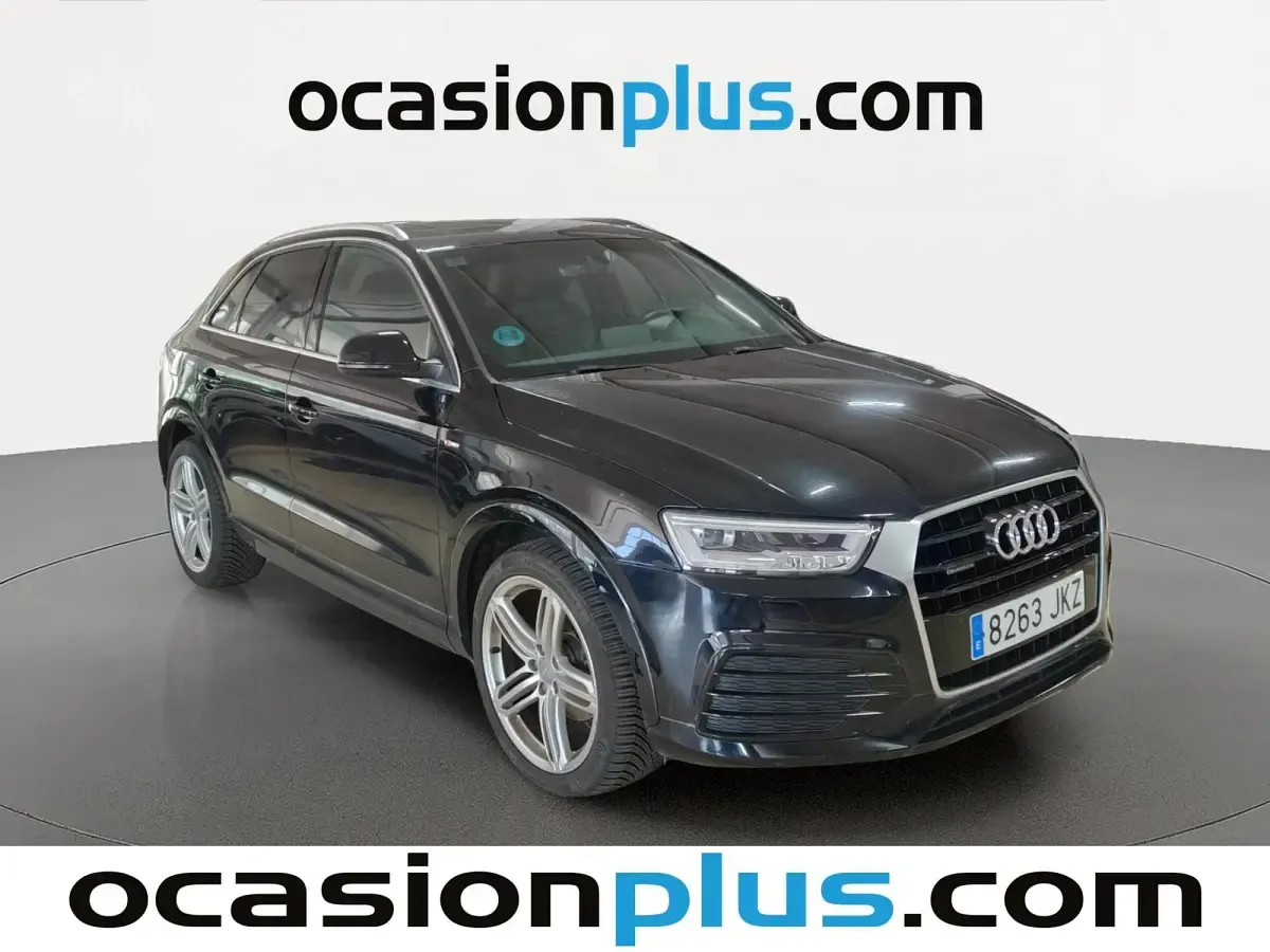Usado Audi Q3 S-Line 184 CV (135 kW) 2015 Negro SUV