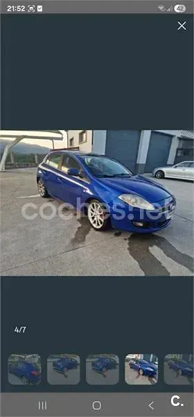 Usado Fiat Bravo Sport 150 CV (110 kW) 2007 Azul Utilitario