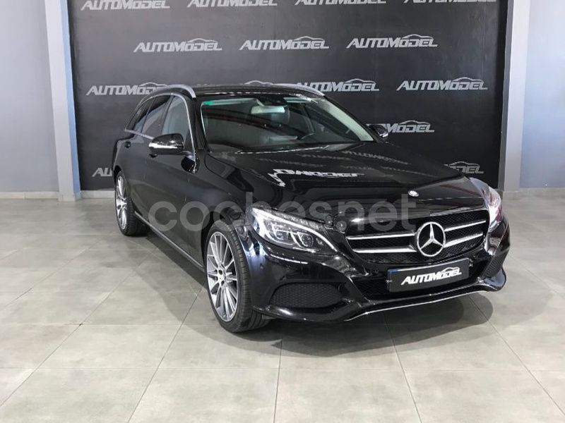 Negro Usado 2015 Mercedes C220 Familiar | 16.999 € (Precio justo) - Imagen 1/4