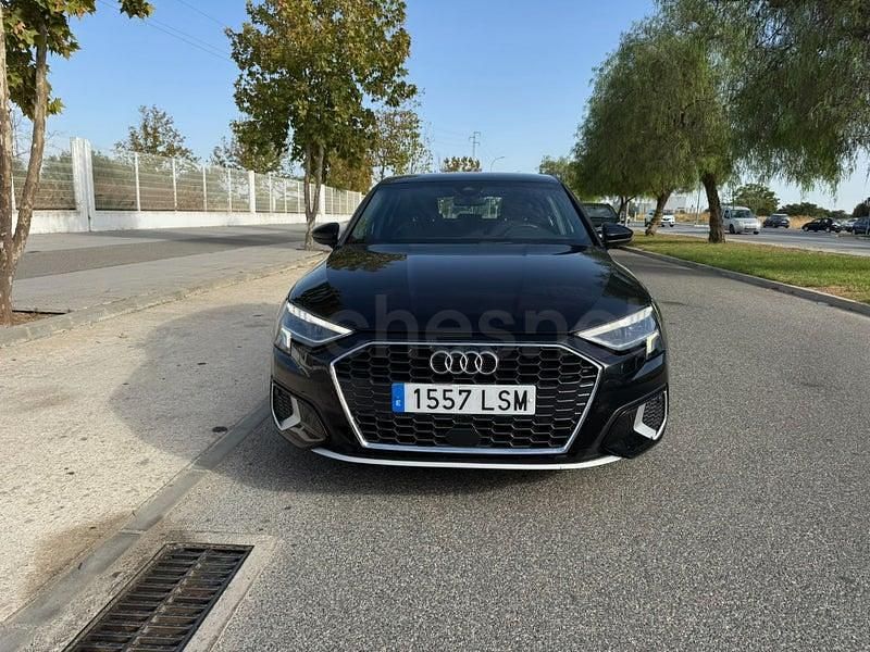 Usado Audi A3 116 CV (85 kW) 2021 Negro Berlina