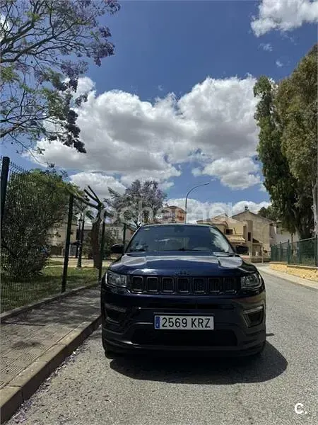 Usado Jeep Compass Sport 140 CV (102 kW) 2018 Azul SUV