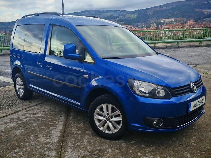 Usado VW Caddy Comfortline 102 CV (75 kW) 2012 Azul Monovolumen